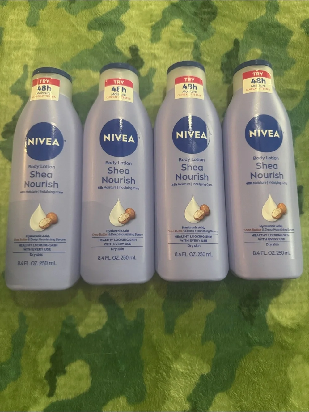 NIVEA Shea Nourish Body Lotion - Cream (Light Purple)